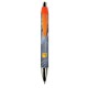 BIC® Wide Body Mini Digital Chrome Kugelschreiber gefrostetes orange